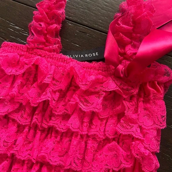 Pink Ruffled romper - Picture 3 of 3